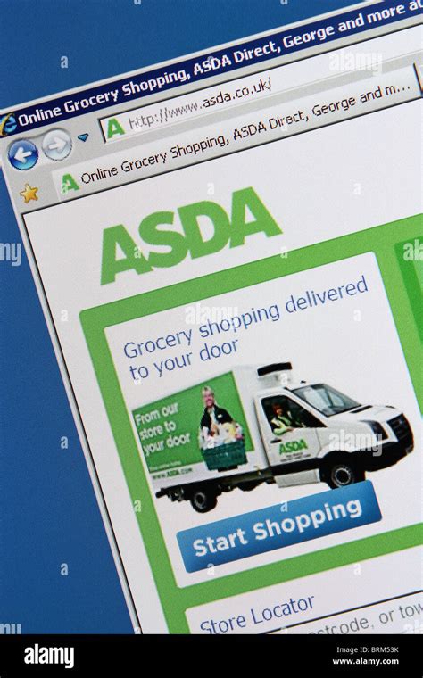 Asda grocery shopping online hi-res stock photography and images - Alamy