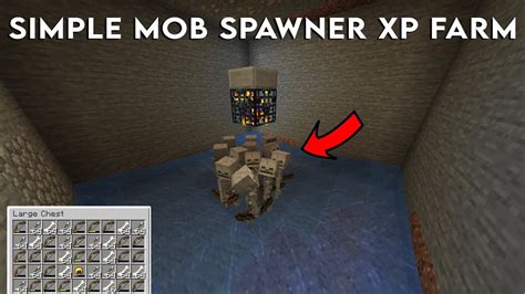 Simple Zombie and Skeleton Mob Spawner XP Farm in Minecraft 1.21 - YouTube