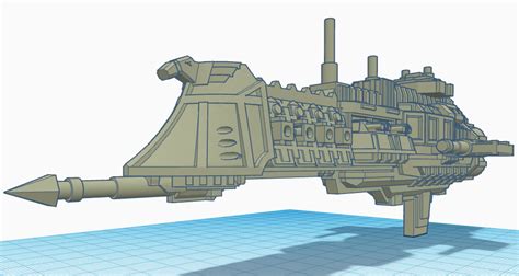 Free 3D file Battlefleet Gothic- Lunar Class Cruiser 🚢 ・3D print model ...