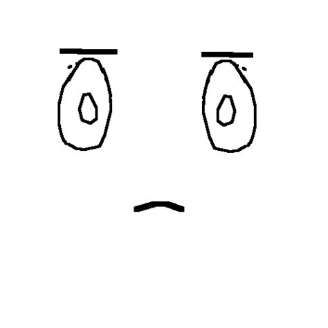 Pixilart - ROBLOX Face Making: Blank by AbslyeTheCat