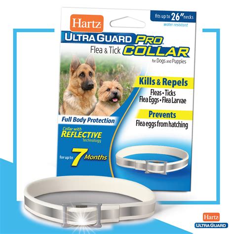 Hartz UltraGuard Pro Flea and Tick Prevention Collar for Dogs, 7 Month ...