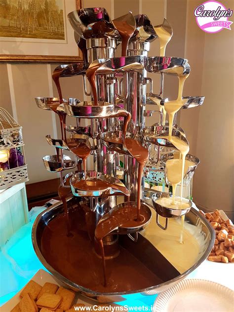 Chocolate Fountain Hire from Carolyn's Sweets.ie. Single, Double or Triple