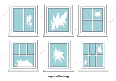 Free Broken Window Vector 123763 Vector Art at Vecteezy