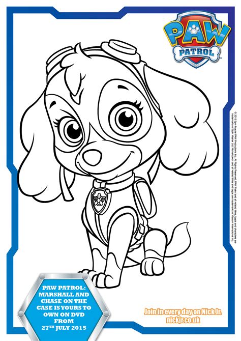 Paw Patrol Colouring Pages and Activity Sheets (Free Printables) - In ...