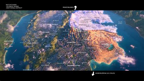 Map of Zootopia (ZPD) : zootopia