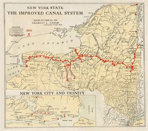 Erie Canal Map Ohio | secretmuseum