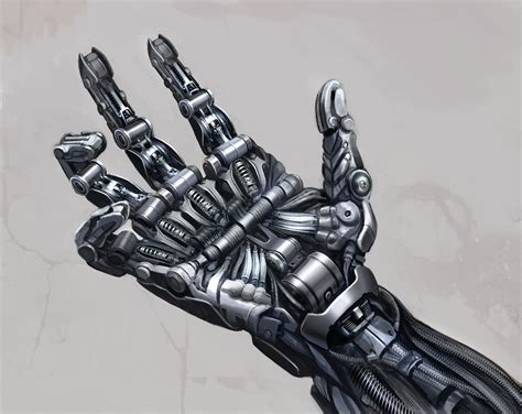 Jim Martin Concept Art: Mechanical Hand