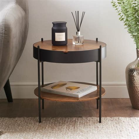 Tromso Side Table With Storage | Side Tables | B&M Stores