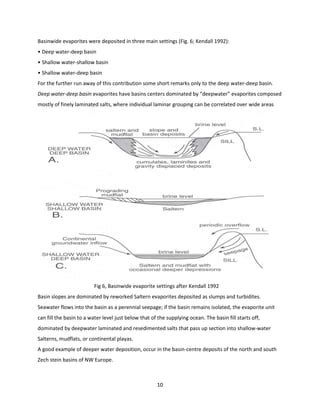 Evaporite mode of formation, characteristics and economic potential | PDF