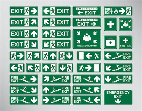 Exit Sign Icon Images - Free Download on Freepik