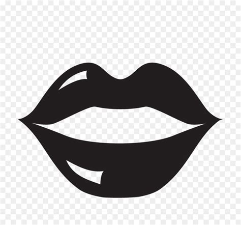 Download High Quality lips clipart silhouette Transparent PNG Images ...