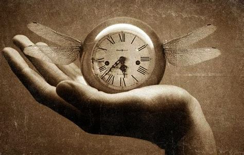 Time flies, art, fantasy, cool, graphy, clock, HD wallpaper | Peakpx