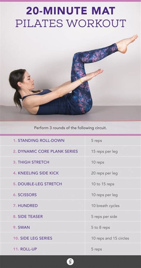 Mat Pilates: The 20-Minute Pilates Workout for Any Fitness Level