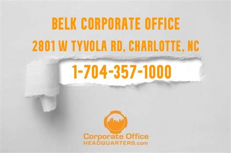 Reach Out To Belk Corporate Office Headquarters