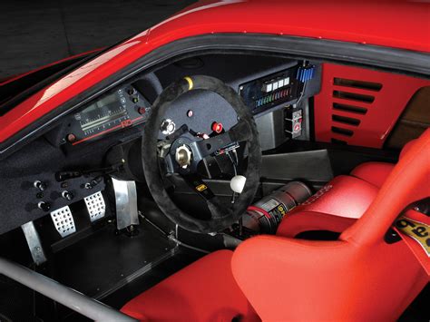 1988, Ferrari, F40, Classic, Supercar, Race, Racing, Interior ...