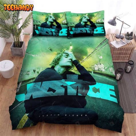 Justin Bieber Justice Album Art Cover Bedding Set