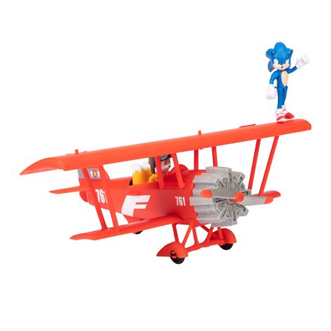 Sonic 2 Tornado Biplane Action Figure Set, 3 Pieces - Walmart.com