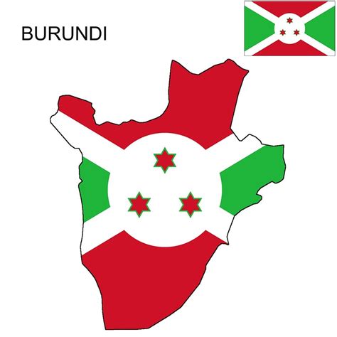 Burundi Flag Map and Meaning | Mappr