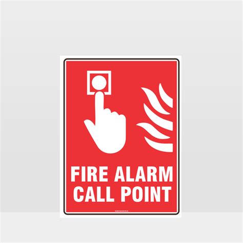 Fire Alarm Call Point Sign - Fire Sign - HAZARD SIGNS NZ