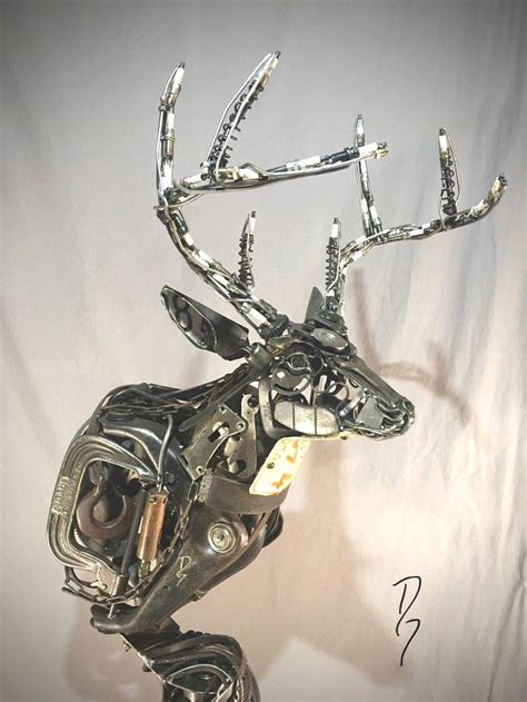 HOW TO MAKE SCRAP METAL ART | Metal art welded, Metal art sculpture ...