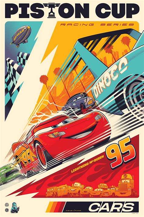 Mondo Pixar Art Show Reveals BRAVE and CARS (Exclusive) | Retro poster ...