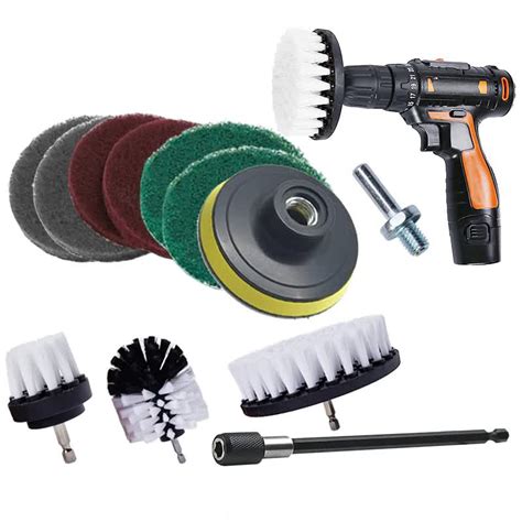 Drill Brush Set for All Propose Cleaner for Kitchen Toilet Bathroom ...