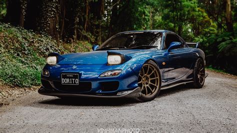 Baggrunde : Mazda RX 7 FD, JDM, Japanske biler, sportsvogn, Blå biler ...