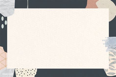 Terrazzo frame on beige background vector | premium image by rawpixel ...