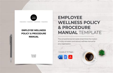 Employee Wellness Policy & Procedure Manual Template in Word, PDF ...