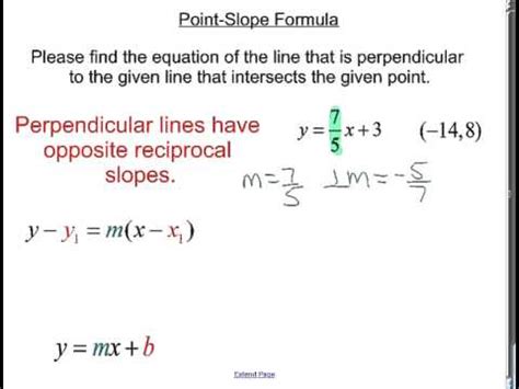 Point Slope Form Of Line The Hidden Agenda Of Point Slope Form Of Line ...