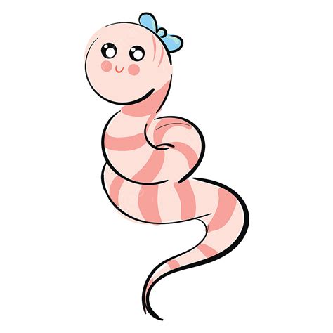 Cute Worm Clipart