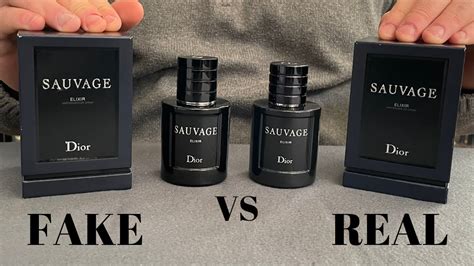 Fake vs Real Dior Sauvage Elixir Perfume 60 ML - YouTube