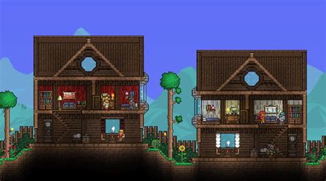 Simple but good NPC houses : Terraria