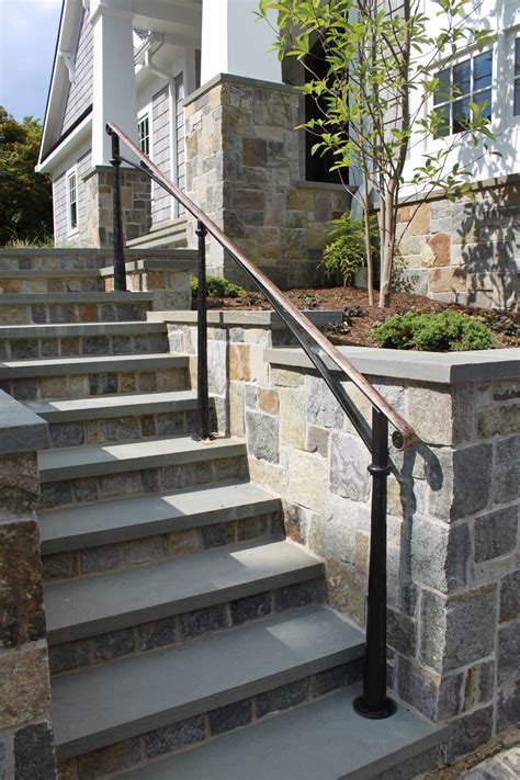 Free Standing Exterior Handrails For Steps | TribunePalace