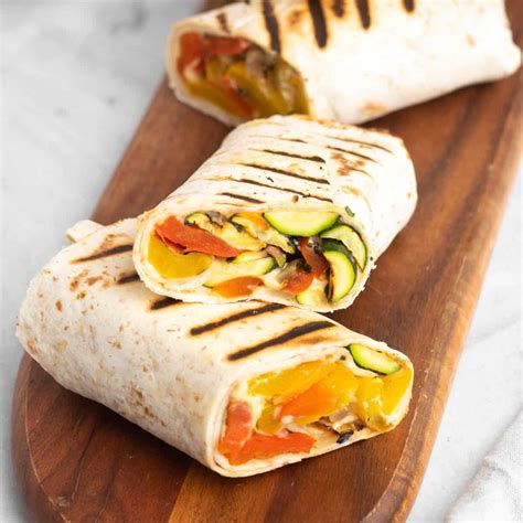 Grilled Veggie Wraps - Diabetes Strong