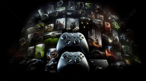 Xbox One Controllers On A Dark Background, Gamer Pictures Xbox, Game ...