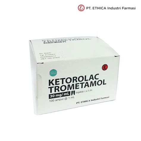 Ketorolac Trometamol – PT Pyridam Farma Tbk.