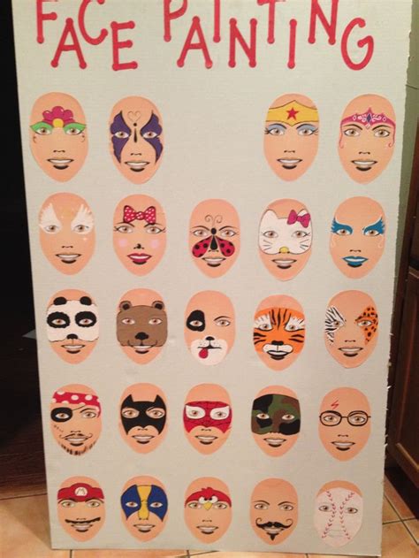 Easy Face Painting Designs for Carnival | Kids parties | Pinterest