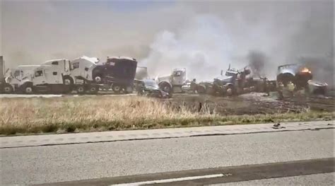 6 dead, dozens injured after dust storm causes 'horrific' pile-up o...