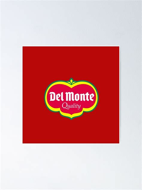 "Del Monte logo" Poster for Sale by DlarajaInsani | Redbubble