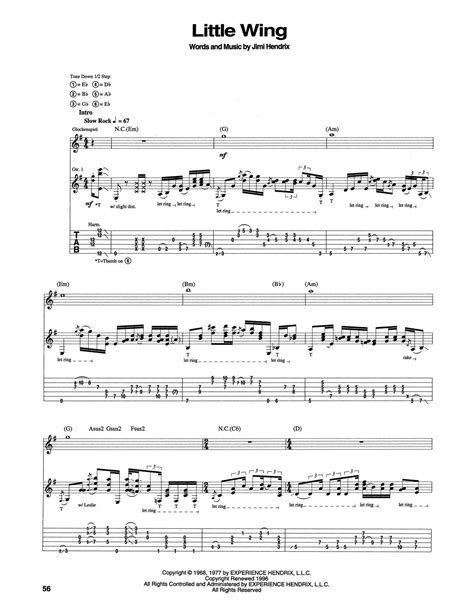 Little Wing | Sheet Music Direct