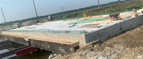 Construction of Deck Slab Bridge with EFCO Steel GIrder