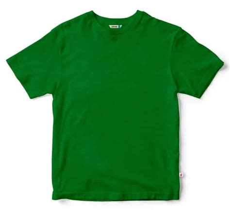 Green Plain Round Neck T-shirt - Inkholic