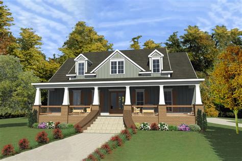 Plan 86215HH: Craftsman House Plan with Deep Porches Front And Back ...