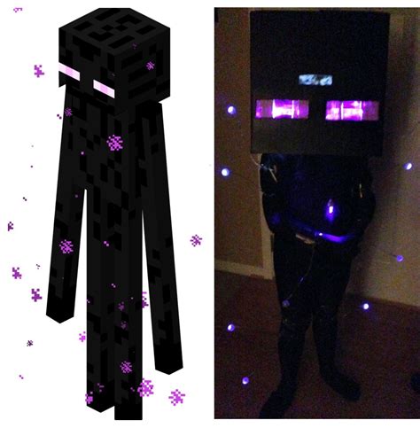 DIY: Create your own Minecraft Enderman Costume | Minecraft halloween ...