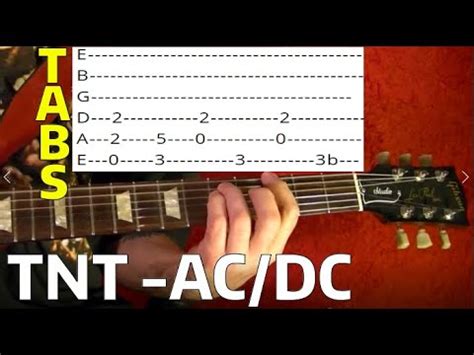 TNT by AC/DC - EASY Guitar Lesson With Tabs - YouTube