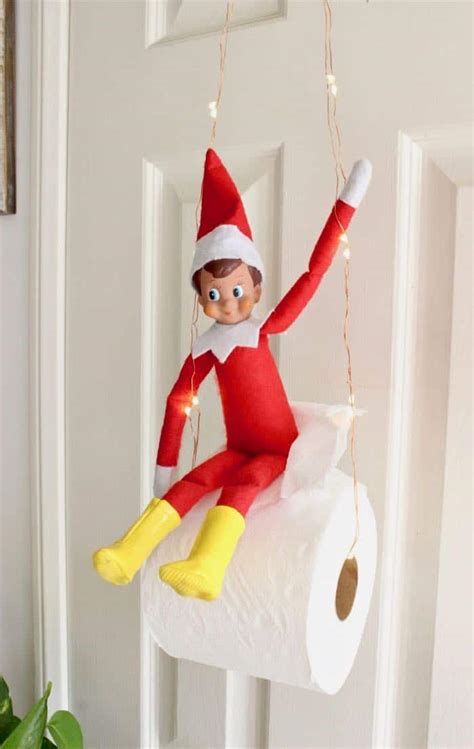 Easy & Funny Elf on the Shelf Ideas • Veggie Society