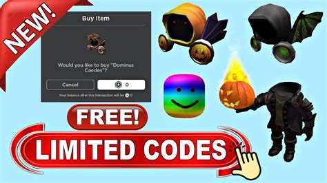 *NEW* ALL WORKING FREE UGC LIMITED CODES TODAY - ROBLOX UGC LIMITED ...