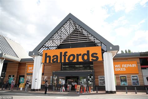 Halfords will fully reopen 53 UK stores by Friday | Daily Mail Online