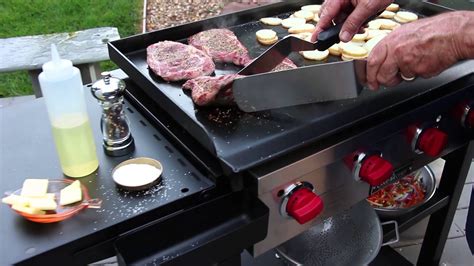 How To Grill on a Flat Top | Outdoor cooking recipes, Grilled dinner ...